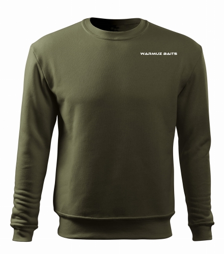 BLUZA MĘSKA - KHAKI - PRZÓD - NAPIS.jpg